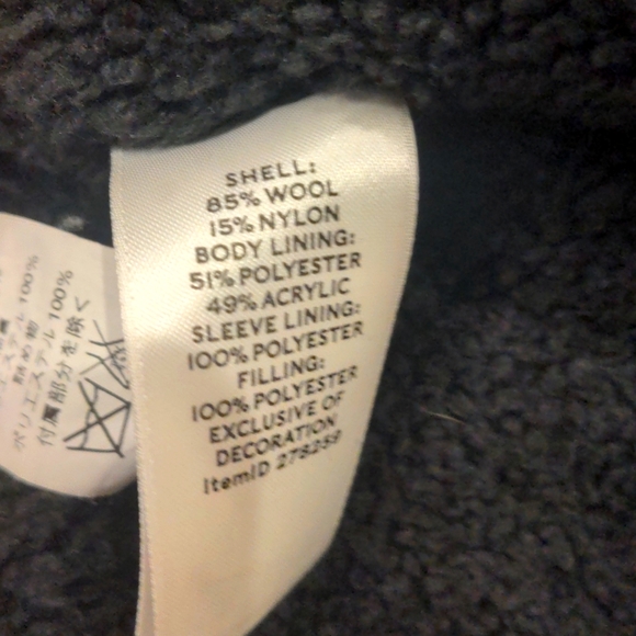 LL Bean wool coat - Picture 3 of 4